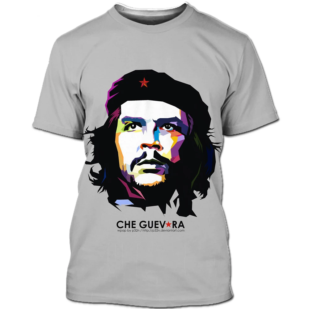 Cuba People Hero Che Guevara T Shirt Tops Tees Cotton Men T-shirts Fashion  Men's Nice Short Sleeve Tshirt Sweatshirt Summer - AliExpress
