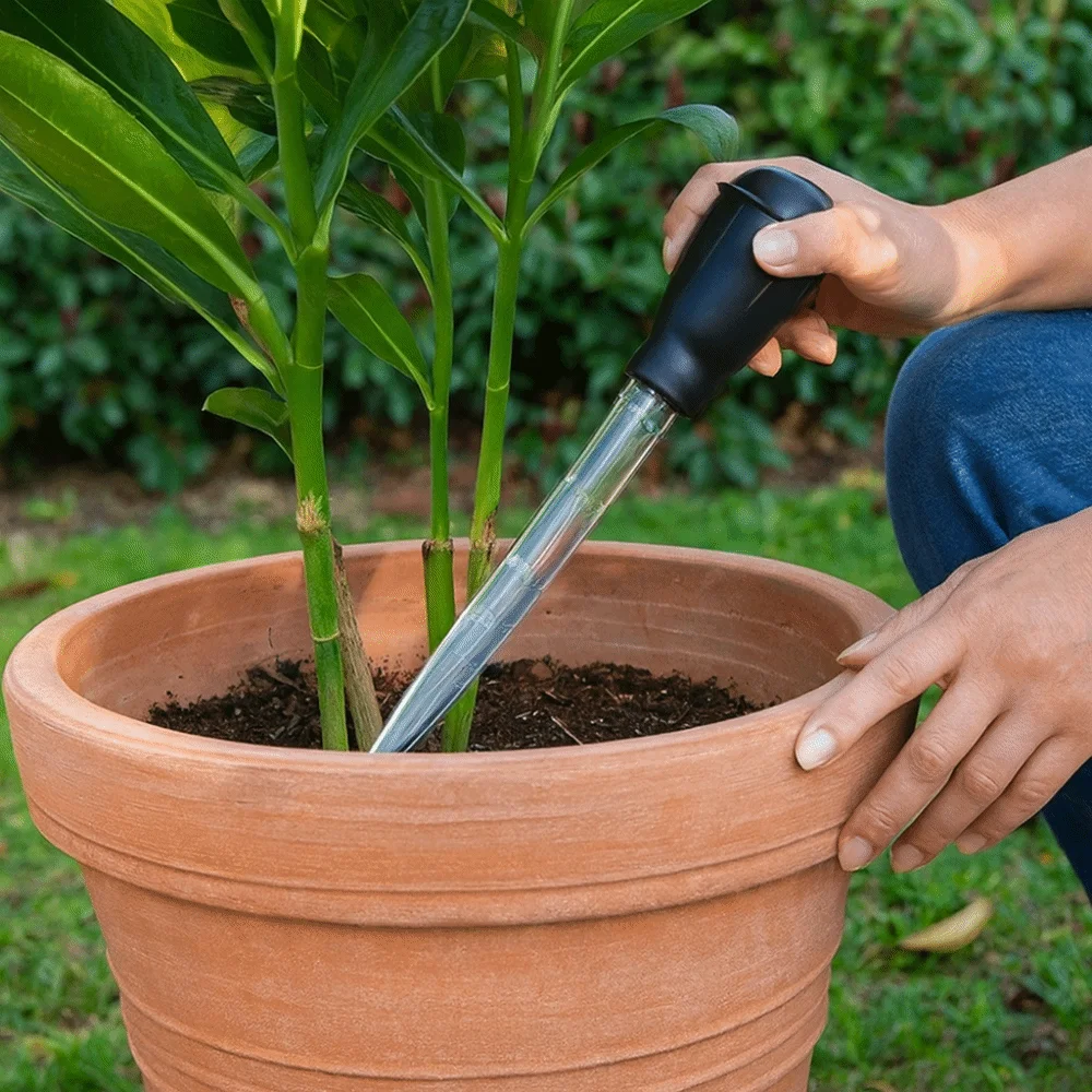 Plastic Plant Water Remover Transparent with Scale Aquarium Water Changer Detachable Water Pumping Processor Outdoor Plant