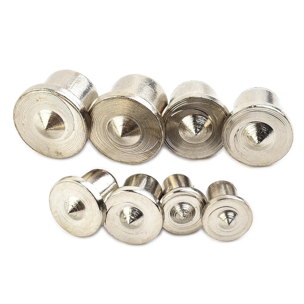 Wooden Dowel Pins 16pcs Dowel Centers Points Wood Timber Marker Hole Tenon Center Set Solid Hollow Locator Wooden Pin Center Punching Accessories