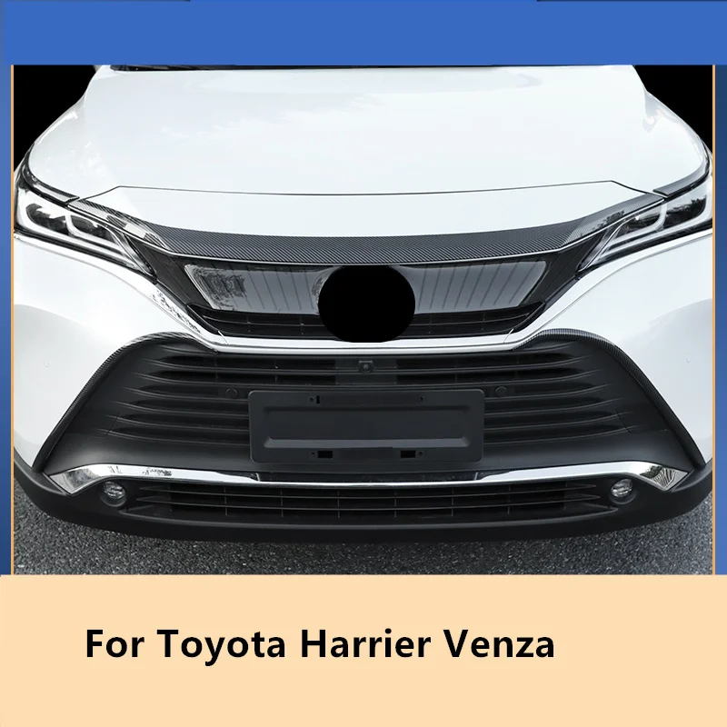 

Для Toyota Harrier Venza XU80 2020-2022 отделка капота из углеродного волокна узор передней капота свет экономичная