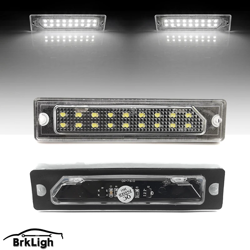 

2Pcs For Fiat Ducato Peugeot Boxer Citroen Relay Canbus LED License Number Plate Light 1994-2002