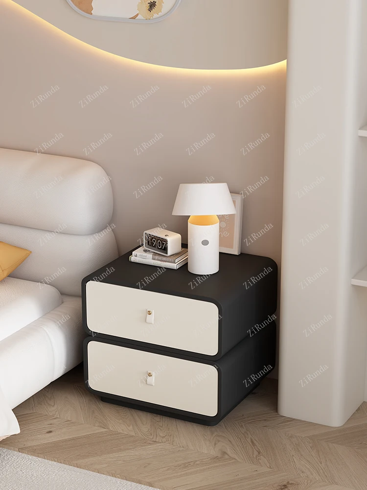 *Solid wood children's bedside table simple ultra-narrow side cabinet