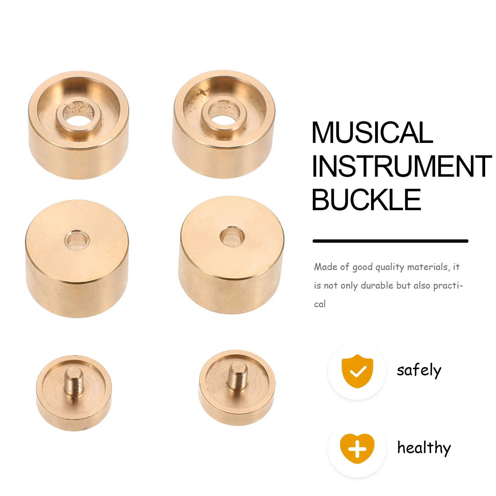 Small Upper Lower Cover Copper Trumpet Buckle Button Musical Instrument Replacement Part Horn Component Key Accessories Trumpet