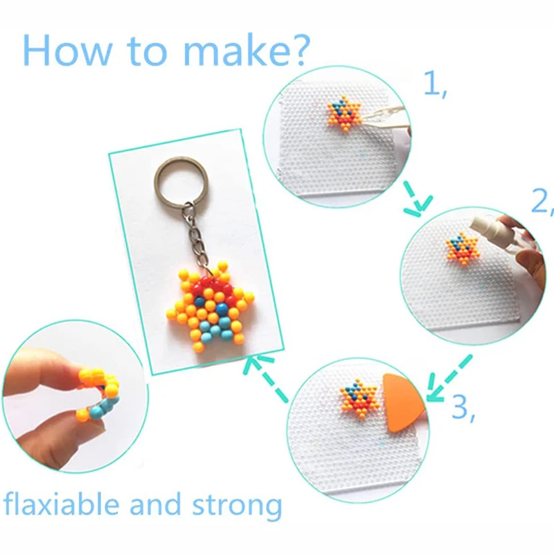 Water Fuse Magic Pearl Sticky BeadDIY Set Tool Pegboard Handicraft Kids Toys  For Girls Children Gift Teenage 8 10 Years From Dhtradeguide, $12.67