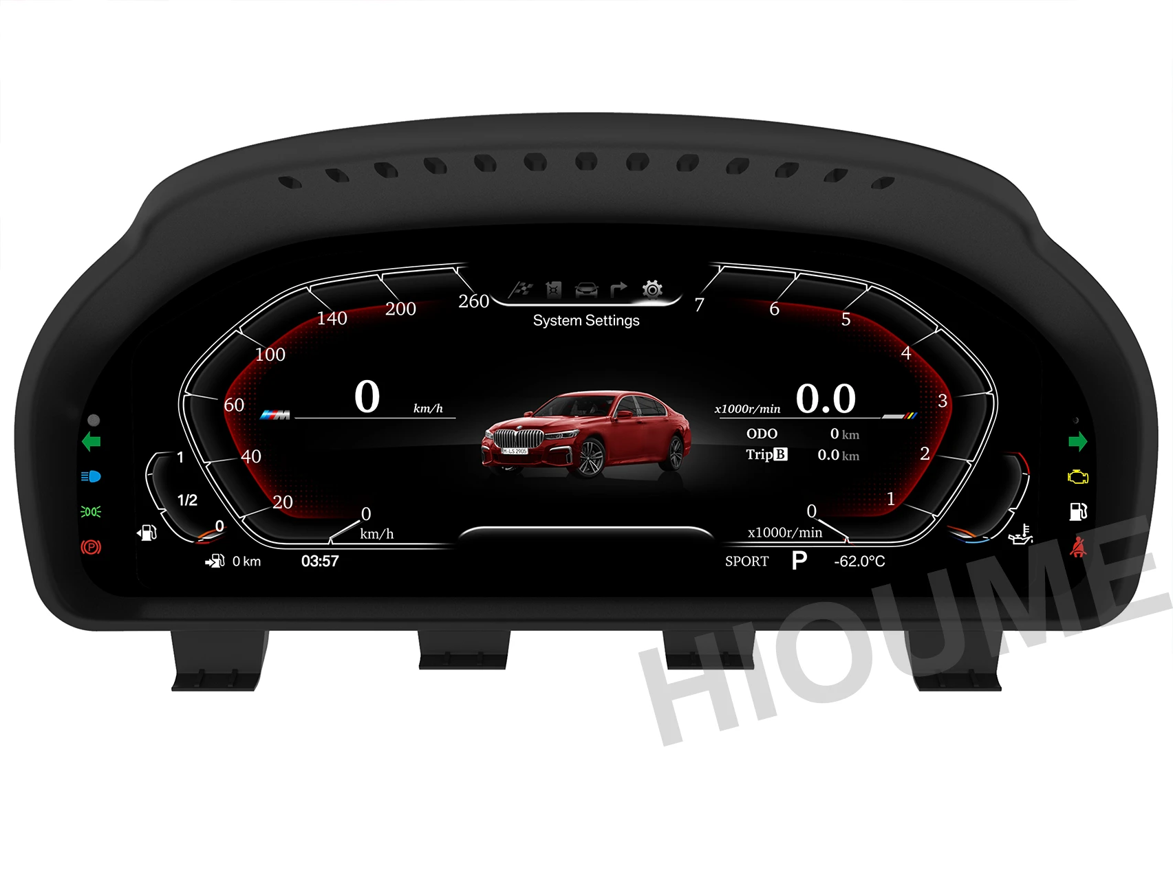 Acar Lcd Dashboard Panel Virtual Digital Instrument Cluster For Bmw