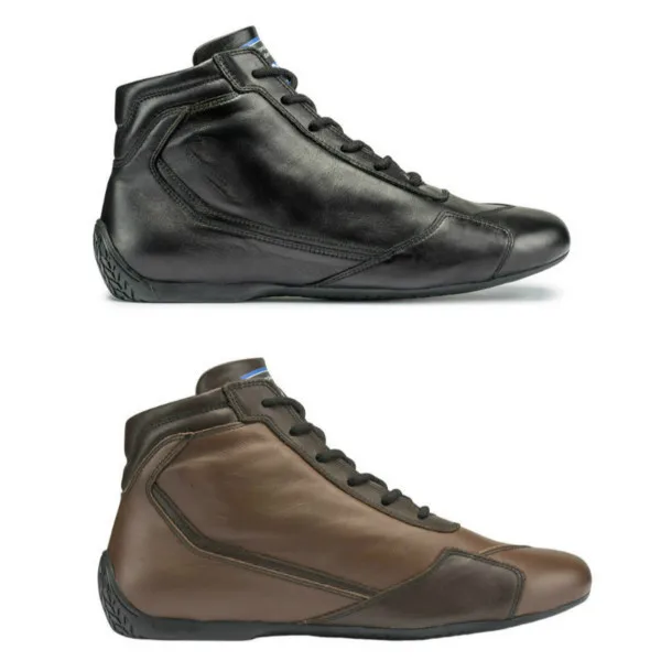 Genuine Cowhide Racing Karting Shoes Men Women Sports FIA Approved Karting Classic Retro Leather Casual Sports Boots sports shoes