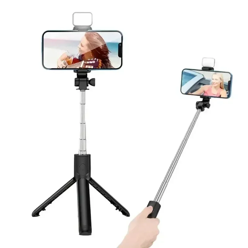 360 Rotation Selfie Stick Tripod Photo Pole Multi Mode Retractable Mini Cell Phone Selfie Artifact