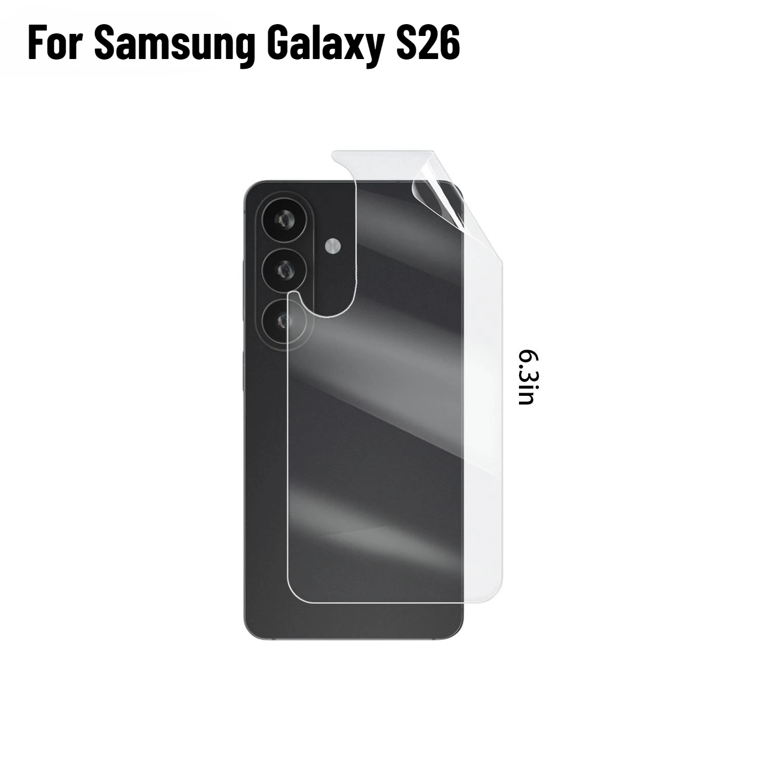 1-4Pcs Frosted Soft TPU Hydrogel Films Back Screen Protectors