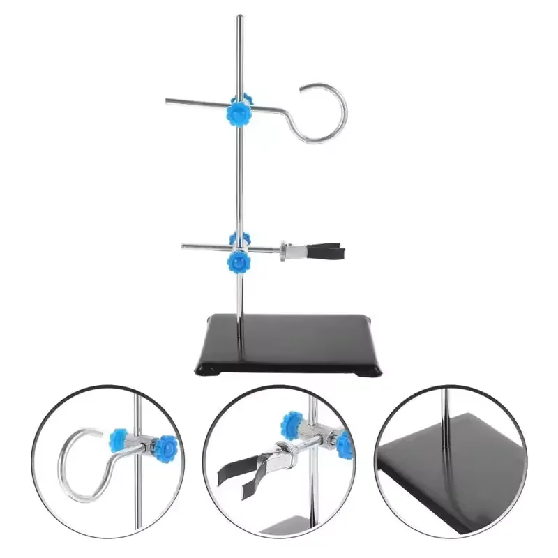 Mini Iron Stand Lab Equipment Support Stands Platform Laboratory Frame Retort Random Trombones