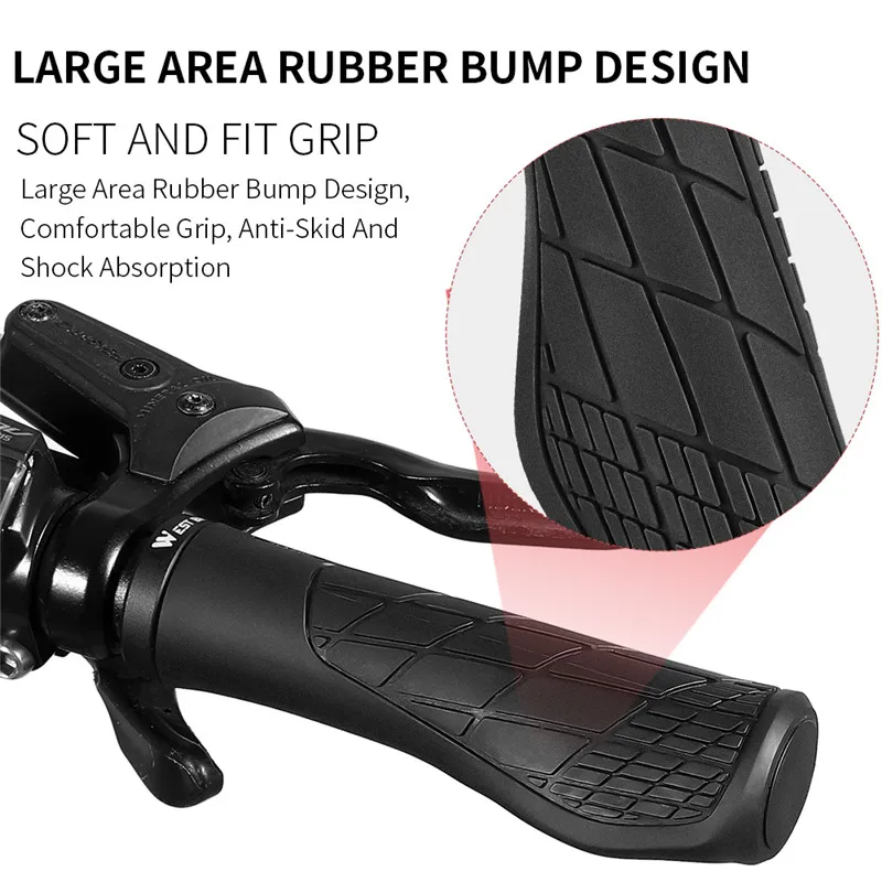 2 Pezzi Mountain Bike Manubrio Grip Leva Del Freno In Silicone Per Protezione Della Copertura Protezione Della Maniglia Del Freno Della Bicicletta - Foto 11
