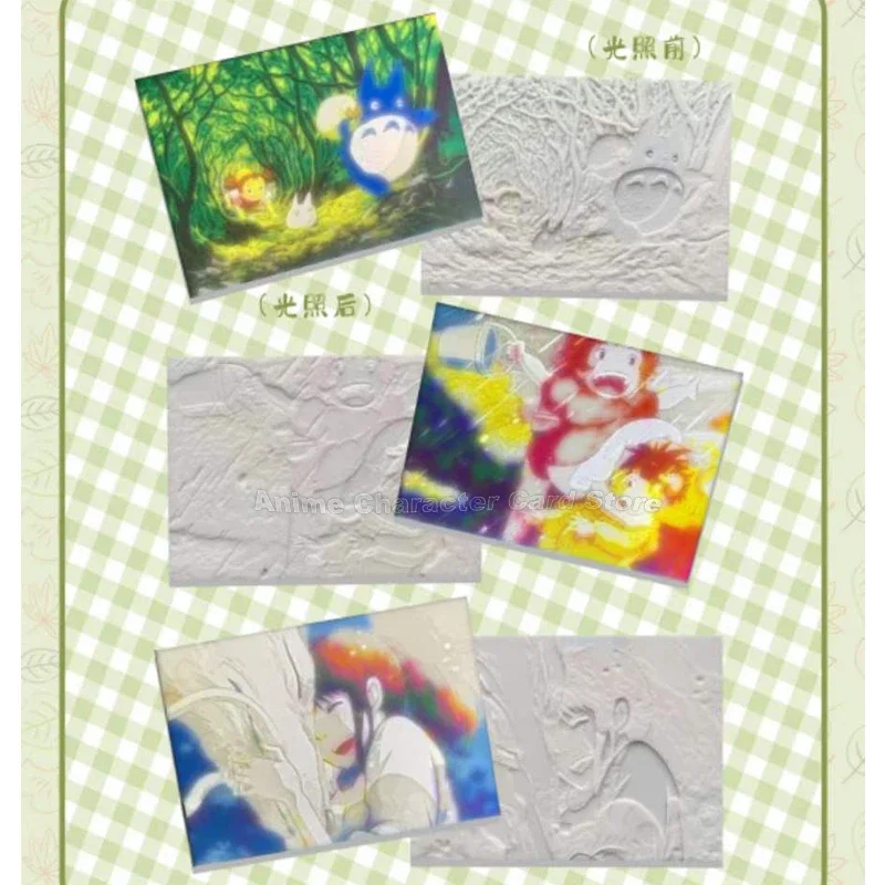 Miyazaki Hayao Cards The Mark Of Fantasy Anime Series Collection Card Fairy Tale World The Sky Totoro Film Card