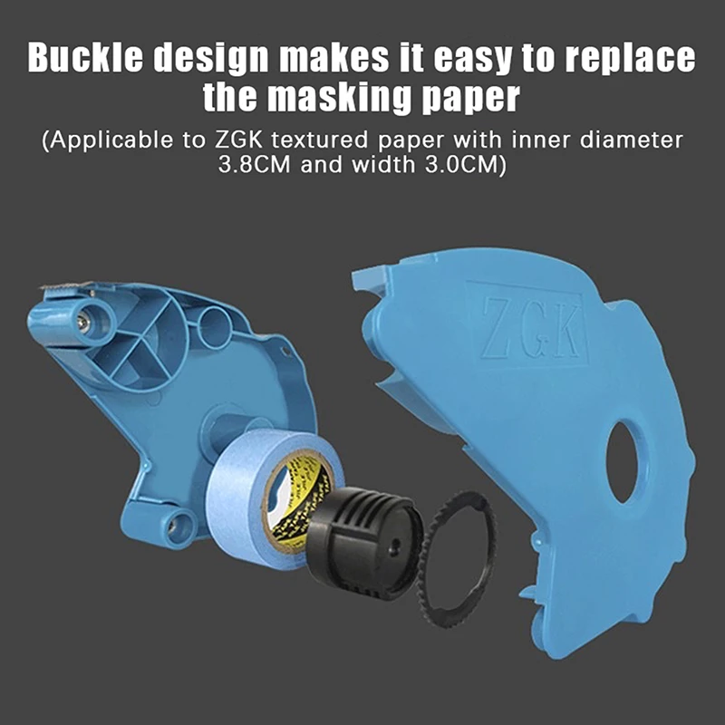 Upgraded Painter Masking Tape Applicator Machine Tape to Repair and Beautify Crack in Tiles Adhesive Tape with Tape Cutting Tool