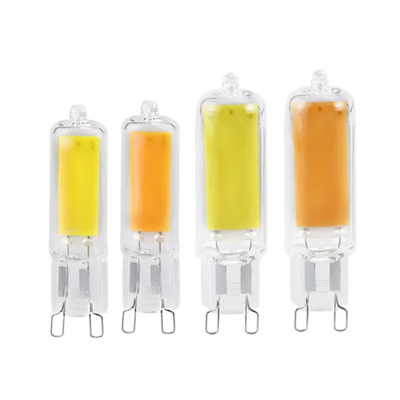 Nessuna Fiala Sfarfallio G9 Led Mini Faretto In Vetro Cob Led G9 9W 7W 10W 220V Lampadario Luce Sostituire 20W 40W Lampada Alogena Bombillas