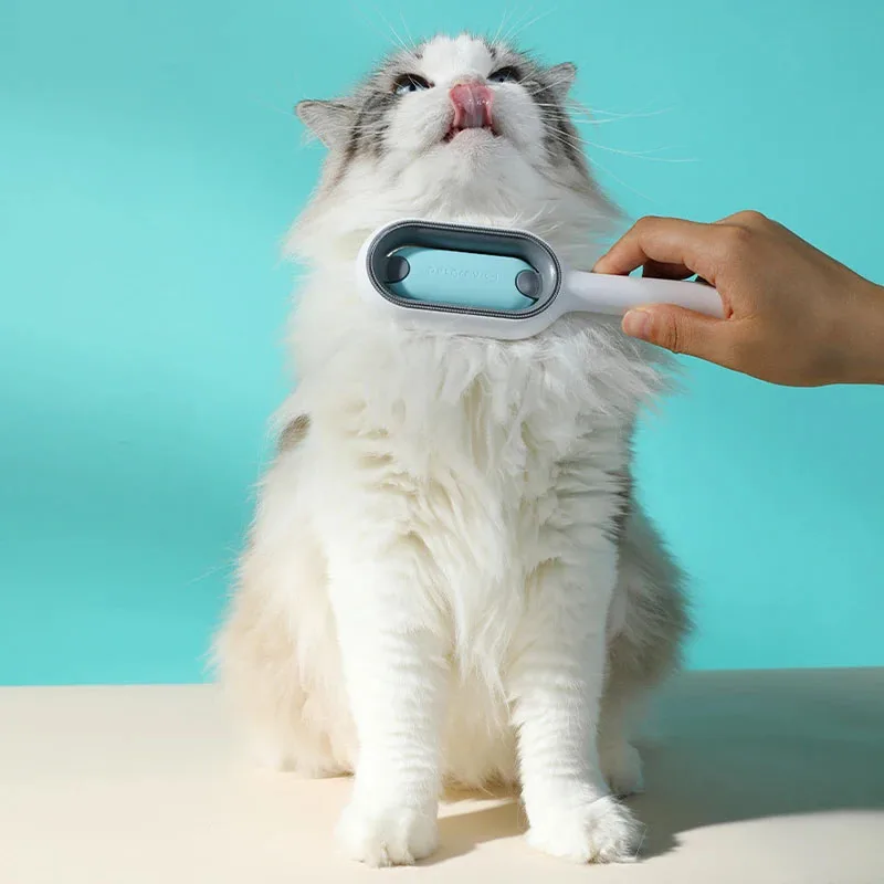 Pet Cleaning Hair Removal Comb Cat Wash Free Wet Wipes Comb Hair Sticking Device For Dogs and Cats To Remove Floating Hair