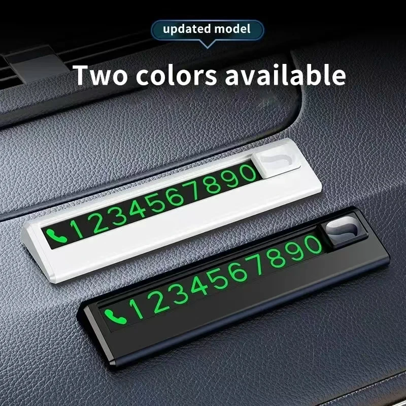 Elegant Temporary Parking Number Plate with Number Sets - Economical and Practical