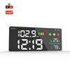 DM165A-WIFI Sound level meter noise meter noise detector wall mounted clock temperature humidity meter decibel APP 1