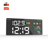 DM165A-WIFI Sound level meter noise meter noise detector wall mounted clock temperature humidity meter decibel APP 1