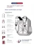 VNINE backpack for elementary school students, boys and girls, grades one to six, super light weight reduction for children 2