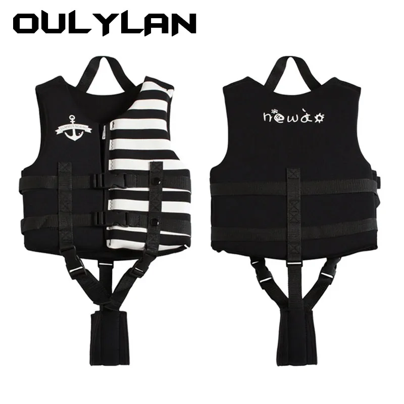 

Oulylan Life Vest Boys Girls Surfing Vests Diving Flotation Neoprene Life Jacket For Kids Buoyancy Swimming Aid Child