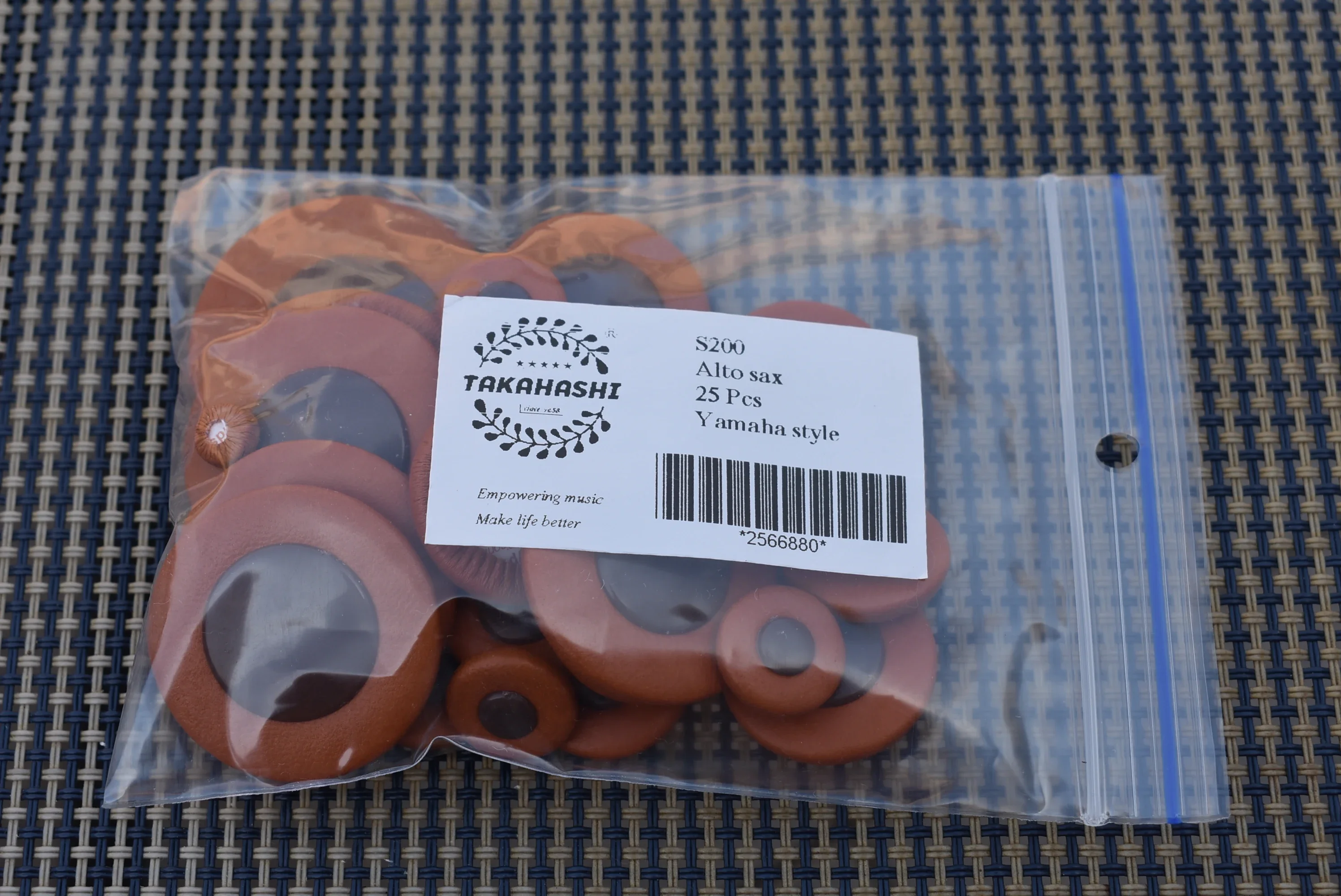 Leather Pads for alto saxophone Yamaha Size 1 Set