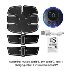 Smart Wireless EMS Abdominal Muscle Stimulator and Body Slimming Massager (EMS Combination)