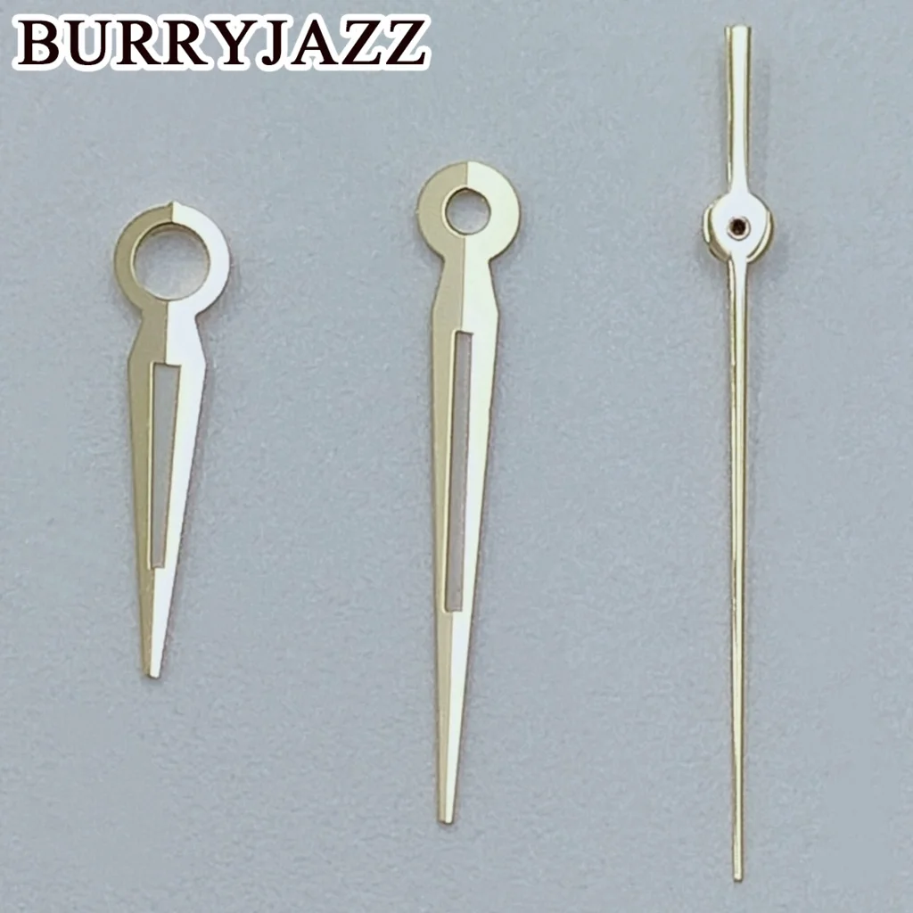 BURRYJAZZ NH35 NH36 NH38 7S26 7S36 4R35 4R36 Uhrzeiger Pistole Silber Gold Roségold Blaue Zeiger Grün leuchtend – Detail 10