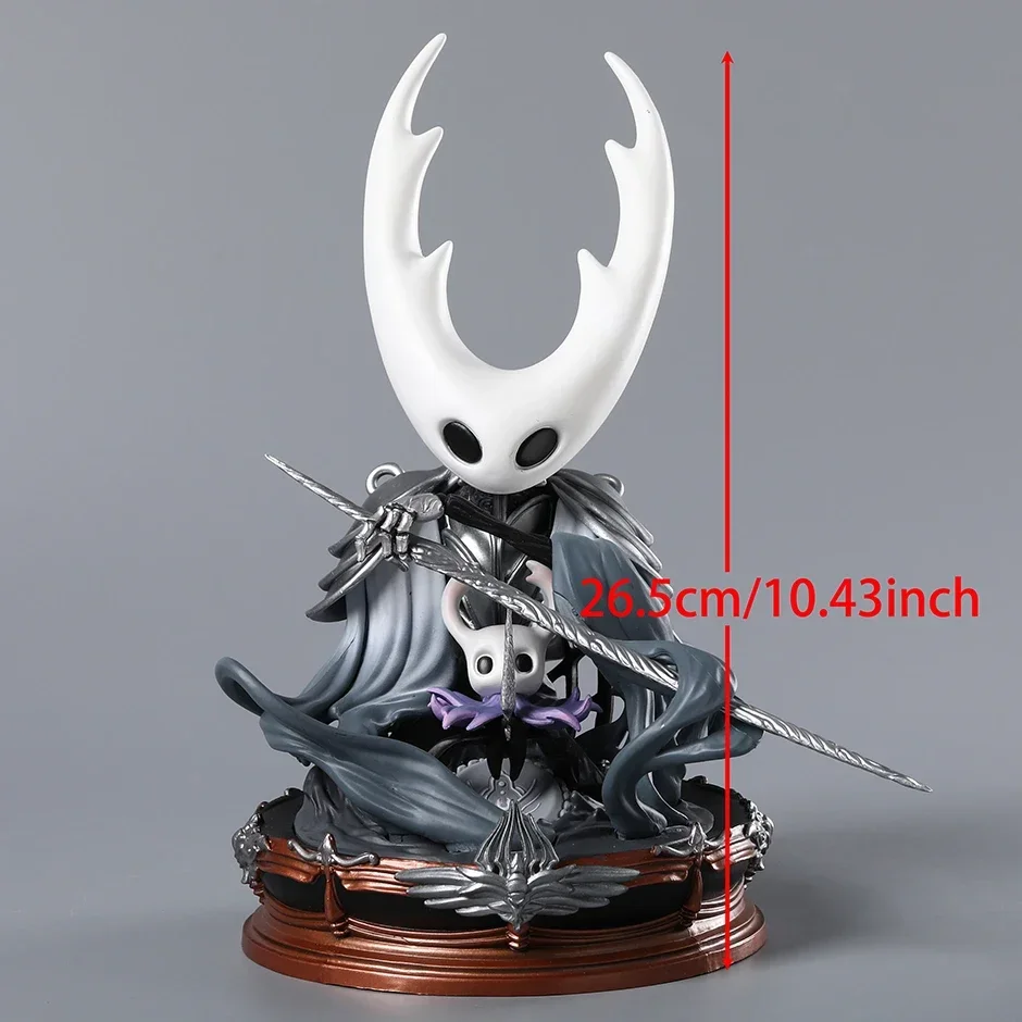 「ホロウナイト」ゲーム周辺 戦闘シーンモデル ギフト フィギュア 26.5cm Hollow Knight The Knight Model Figure Statue