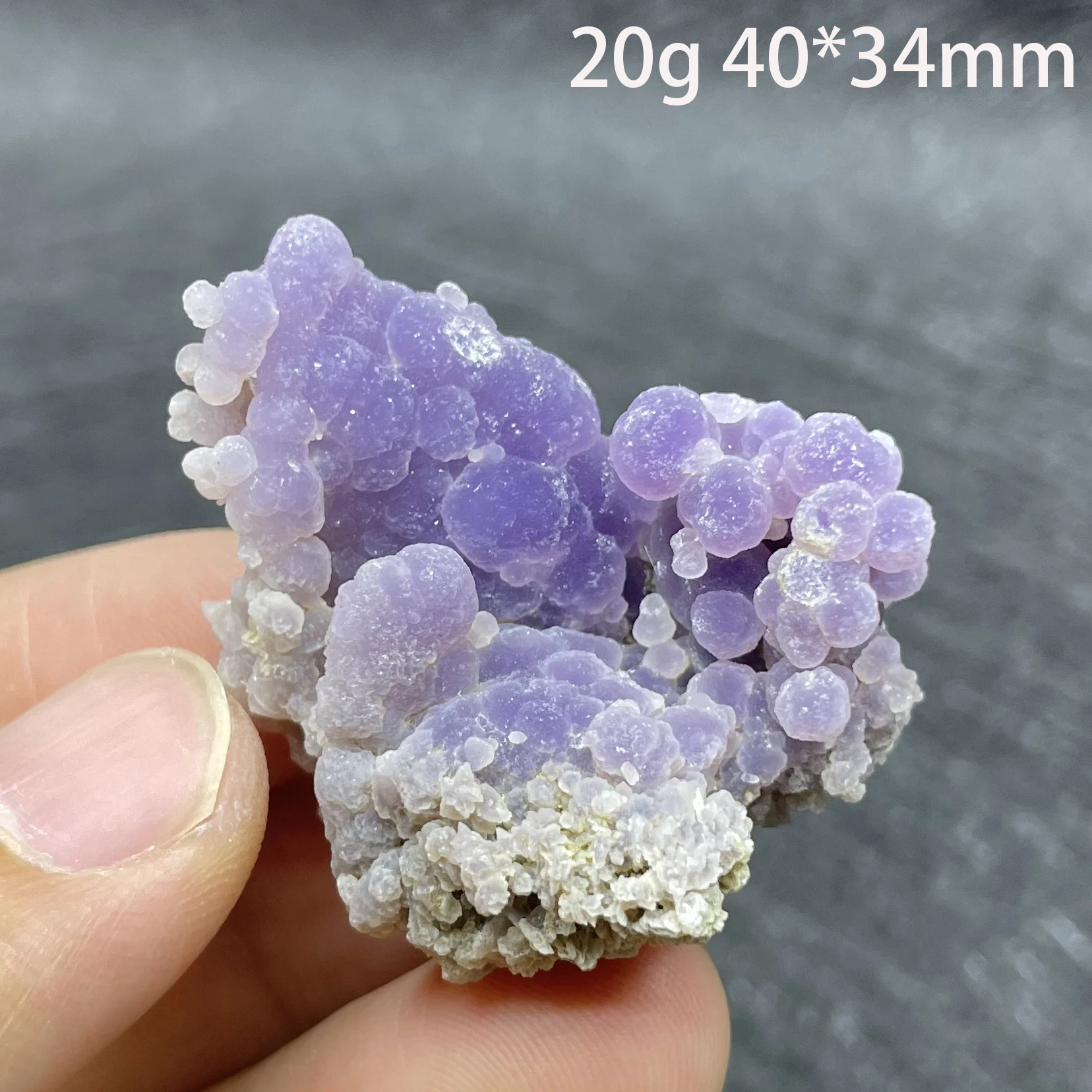 Natural Stone The Grape Agate Geode Crystal Mineral Specimen Quartz Cluster Raw Rock Decoration Rough Polished Healing Gift 2