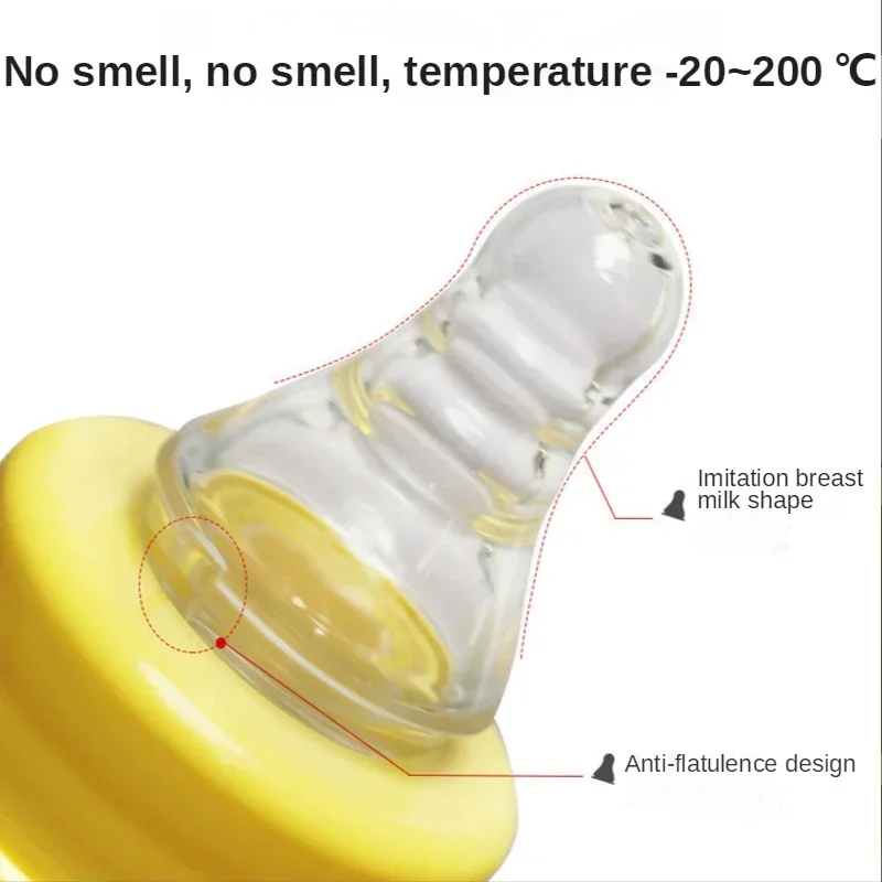 Baby Bottle with Gravity Ball Mark Mouth Handle Milk Bottles Newborn Pattern Random water bottle,milk bottle,feeding bottle