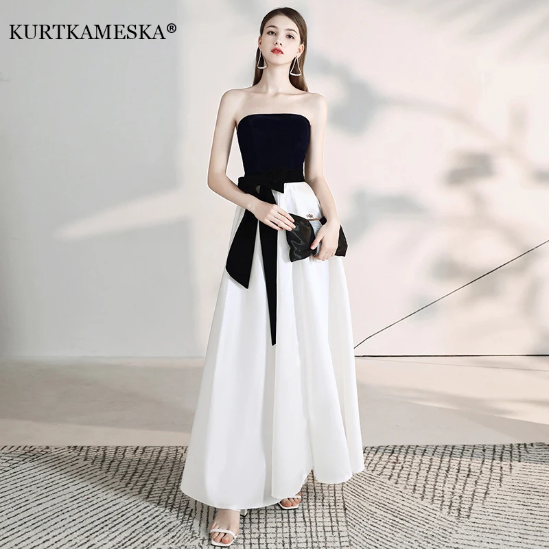 elegant-long-prom-evening-guest-party-black-and-white-bow-dresses-for-women-2024-summer-sexy-strapless-slim-cocktail-dress