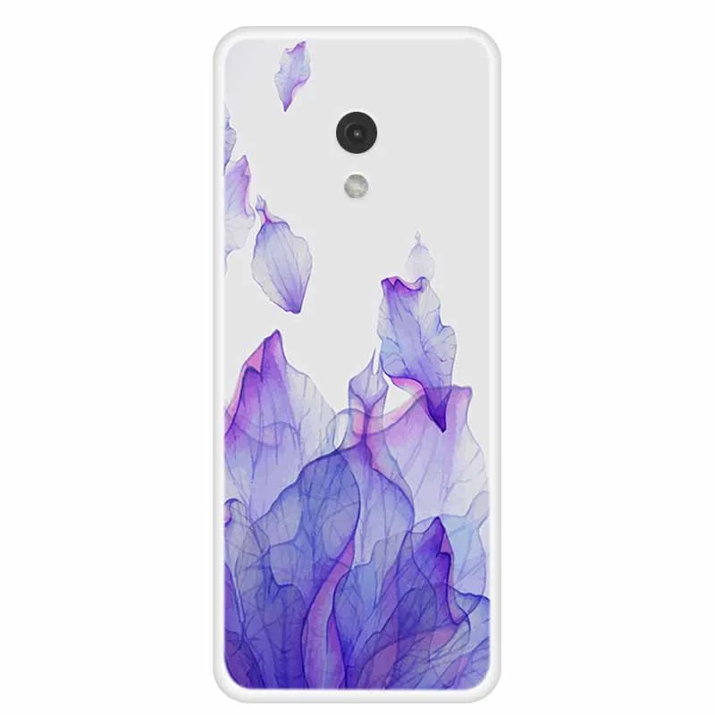 Clear Soft Silicone Floral Phone Case, Transparent Back Cover