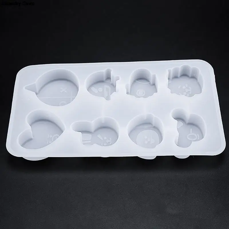1 шт. мультяшная силиконовая форма для смолы Мыло ручной работы брелок формы