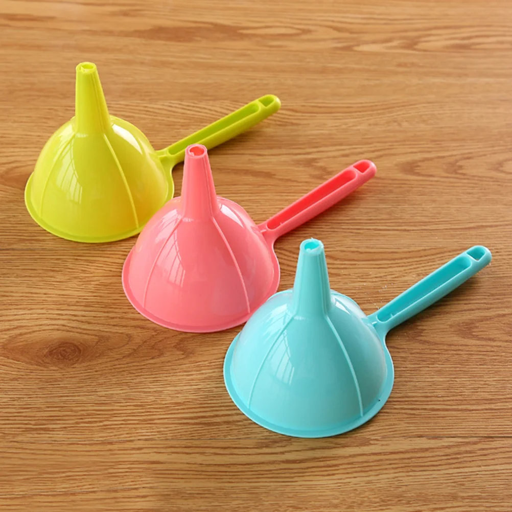 

2 Pcs Transferring Funnel Large Mouth for Flasks Vinegar Oil Funnels Filing Bottles Wide Wide-mouth Filler Kitchen Small Spices
