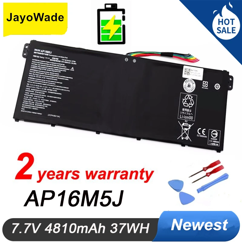 

7,7 V 4810mAh AP16M5J Аккумулятор для ноутбука Acer Aspire 1 для Aspire 3 A315-21 ES1 A114 A315 KT.00205.004 AP16M5J