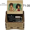 wind up Music Box Zen zen zense Your name Kimi no Na wa Wooden Music Box children's toys birthday Christmas gifts 6