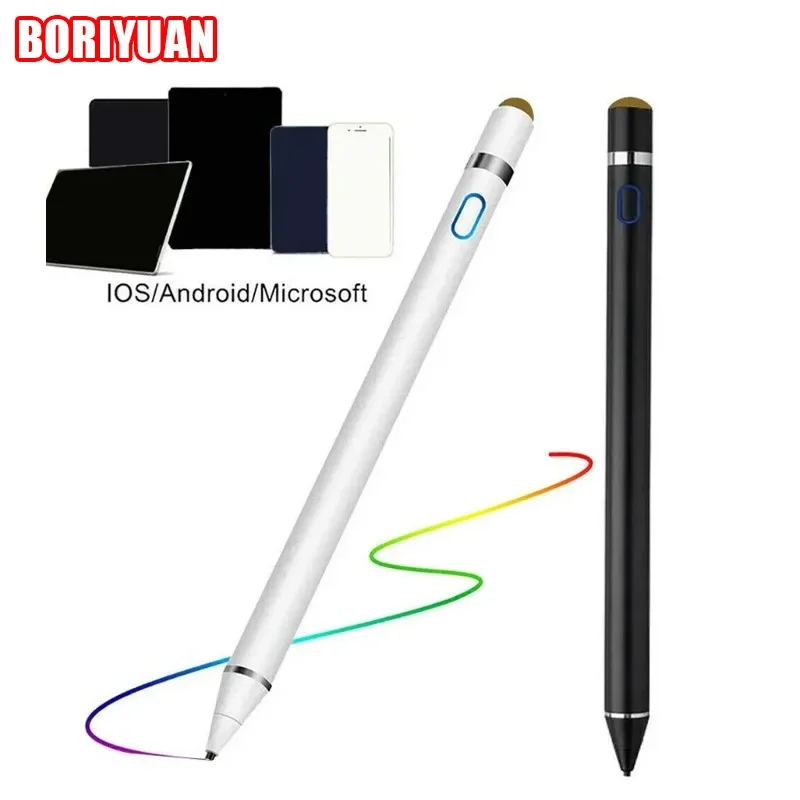 

2 in 1 Touch Pen Universal Tablet Pen Capacitive Stylus Pen for Ipad Android for Samsung Huawei Vivo Xiaomi Oppo Mobile Drawing