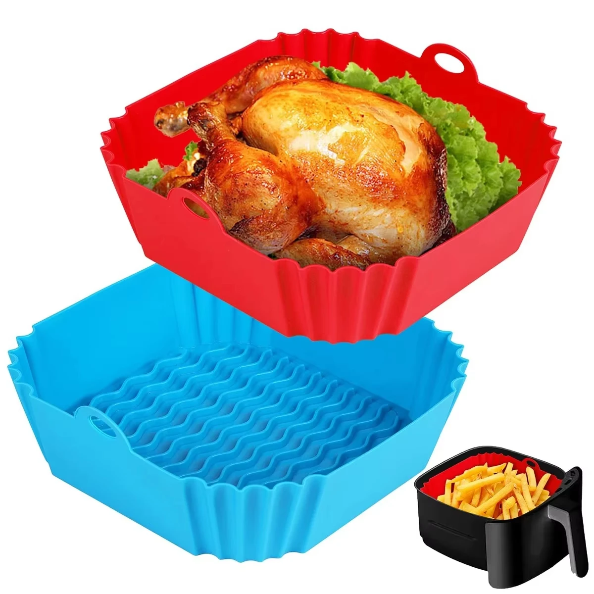Silicone Air Fryer Tray 1
