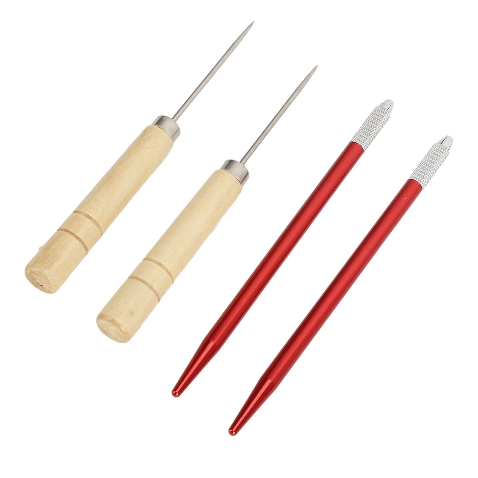 Doll Hair Rooting Tool Lightweight Wooden Handle Awl Copper Rod Doll Hair Reroot Tool  Compact Size for Doll Shop 4