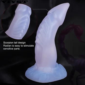 Silicone Animal Monster Dildo Dog Stick Realistic Suction Cup Dragon Vibrators Penis Adult Cock for Female Masturbation Sex Toys 6