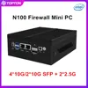 4 or 2x10G SFP+ Intel N100 2xi226-V 2.5G Solid Firewall Mini PC DDR5 Home Server internet Industrial Computer Proxmox ESXi 1
