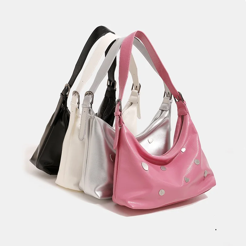 

Women's New Fashion Soft Concise Emblem Decoration Handbag Tote Bag Underarm Bag Shoulder Bag Crossbody Bag Office Daily