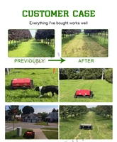 Personalized Customized Ce Epa All Terrain Lawn Mowing Robot With Rubber Tracks And Multi Functional Remote Control