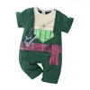 0-2 Years Old Children's Cartoon One-piece Baby Role Play Short-sleeved Romper Kids Cotton Clothes Baby Girl and Boy Clothes 6