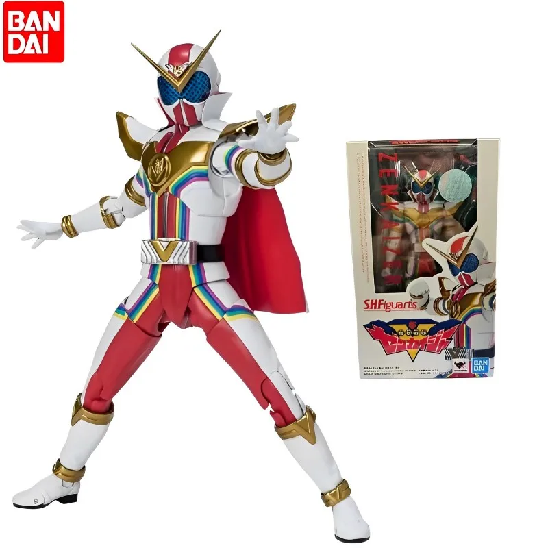 Фигурка S.H. Фигуртс Shf Kikai Sentai Zenkaiger Zenkaizer Bandai, фигурка героя из аниме, коллекционные подарки, 15 см