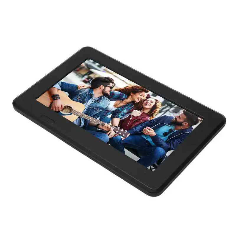 7 Inch 100-240V Portable TV HD LED Digital Portable Television Video Player with Built in Rechargeable Battery EU Plug