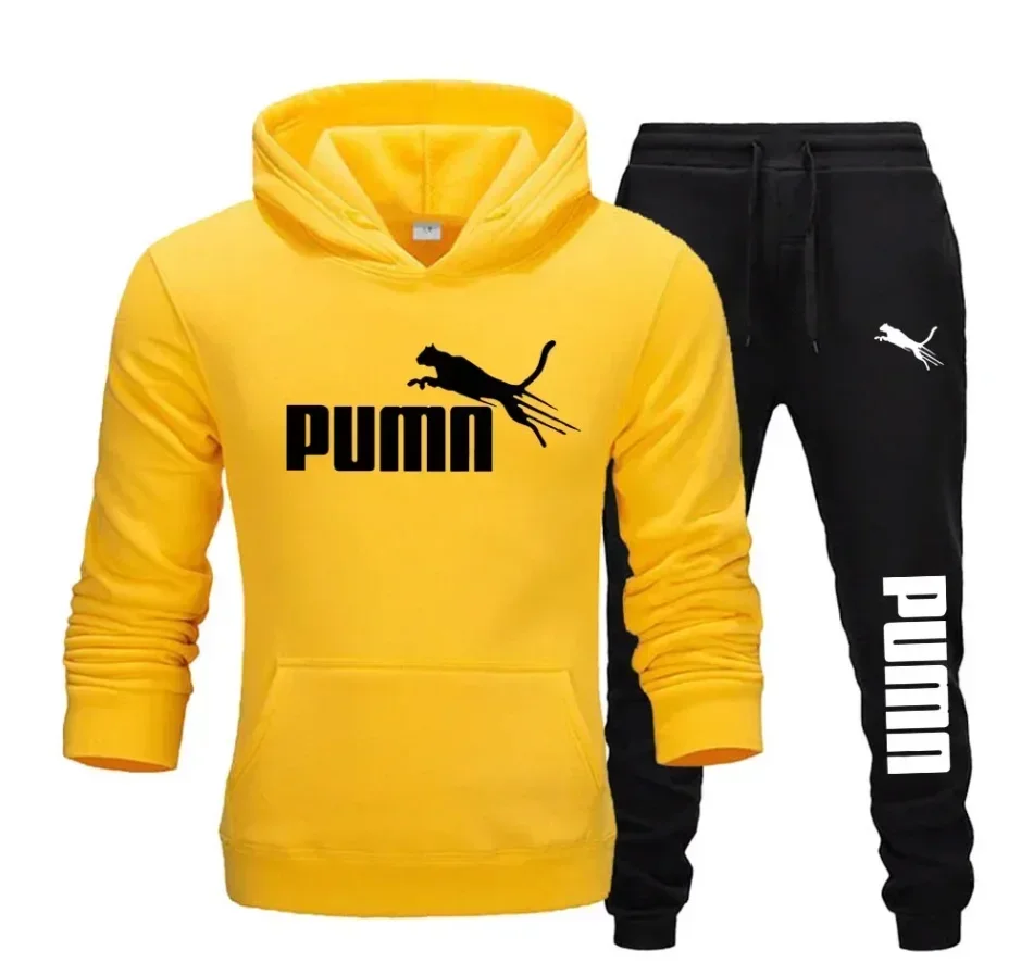 thumbnail image 1 of Chándal de 2 piezas para hombre y mujer, conjunto de Sudadera con capucha y pantalones, ropa deportiva de Hip Hop Y2K, moda de otoño e invierno, novedad, 1 of 5