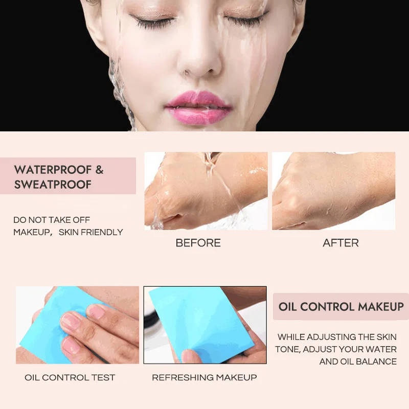 Description Picture 4 of itemGECOMO Makeup Setting Powder Waterproof Loose Powder Oil-Control Matte Finish 4 Colors