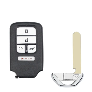 Chiave telecomando per Honda Piot CR-V Civic 2016 2017 2018 2019 2020 433MHz ID47 Chip KR5V2X - KEYYOU con batteria 433MHz ID47 Chip KR5V2X 5 pulsanti Smart Remote Key Fob per Honda