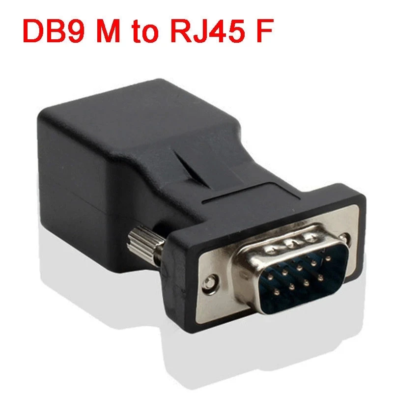 DB9 RS232  Ʈ-RJ45  Ŀ DB9  Ʈ ͽٴ-LAN CAT5 CAT6 RJ45 Ʈũ ̴ ̺ 