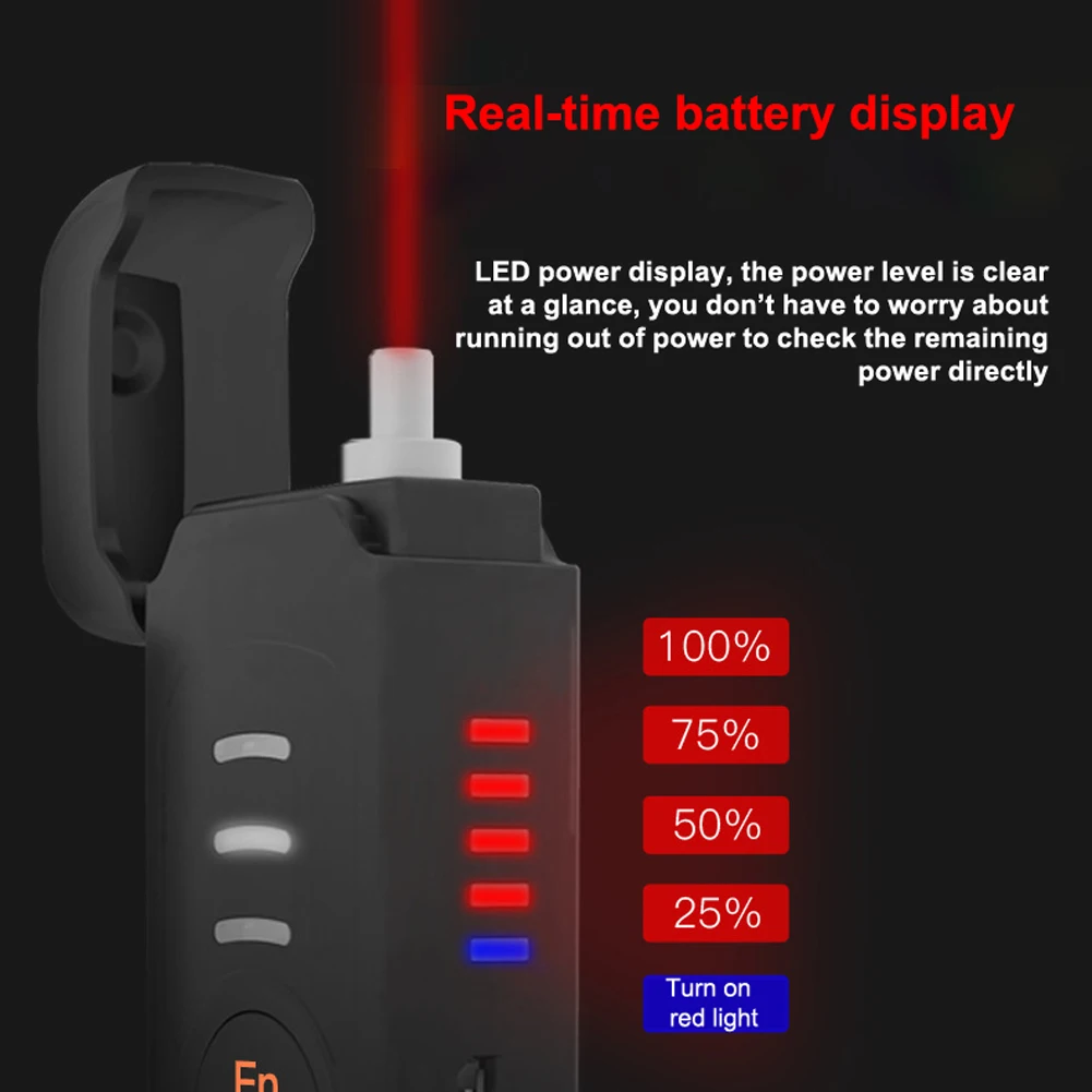 Free Shipping  Handheld Fiber Optic Tester Portable Pen Type Red Light Visual Fault Locator Rechargeable Optical Cable Test Opti
